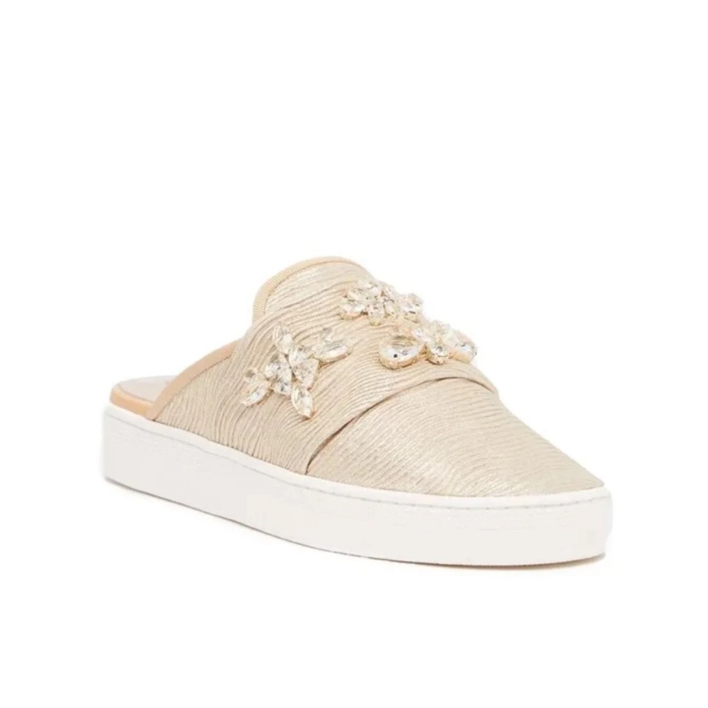 SOLDBadgley Mischka Seline Embelished Mule Slide Sneaker Size 9 - Picture 2 of 15
